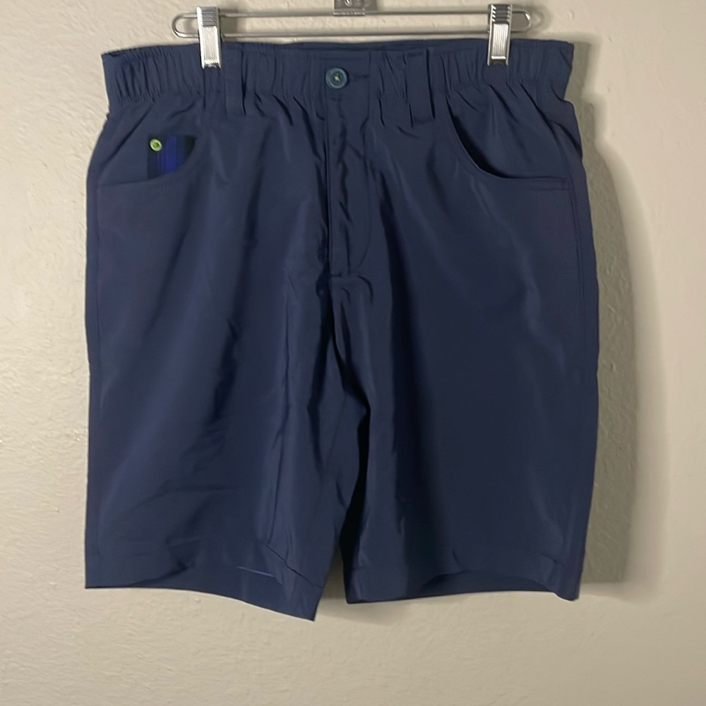 William Murray Shorts Mens 30 Blue Straight Fit Active Stretch Golf Performance